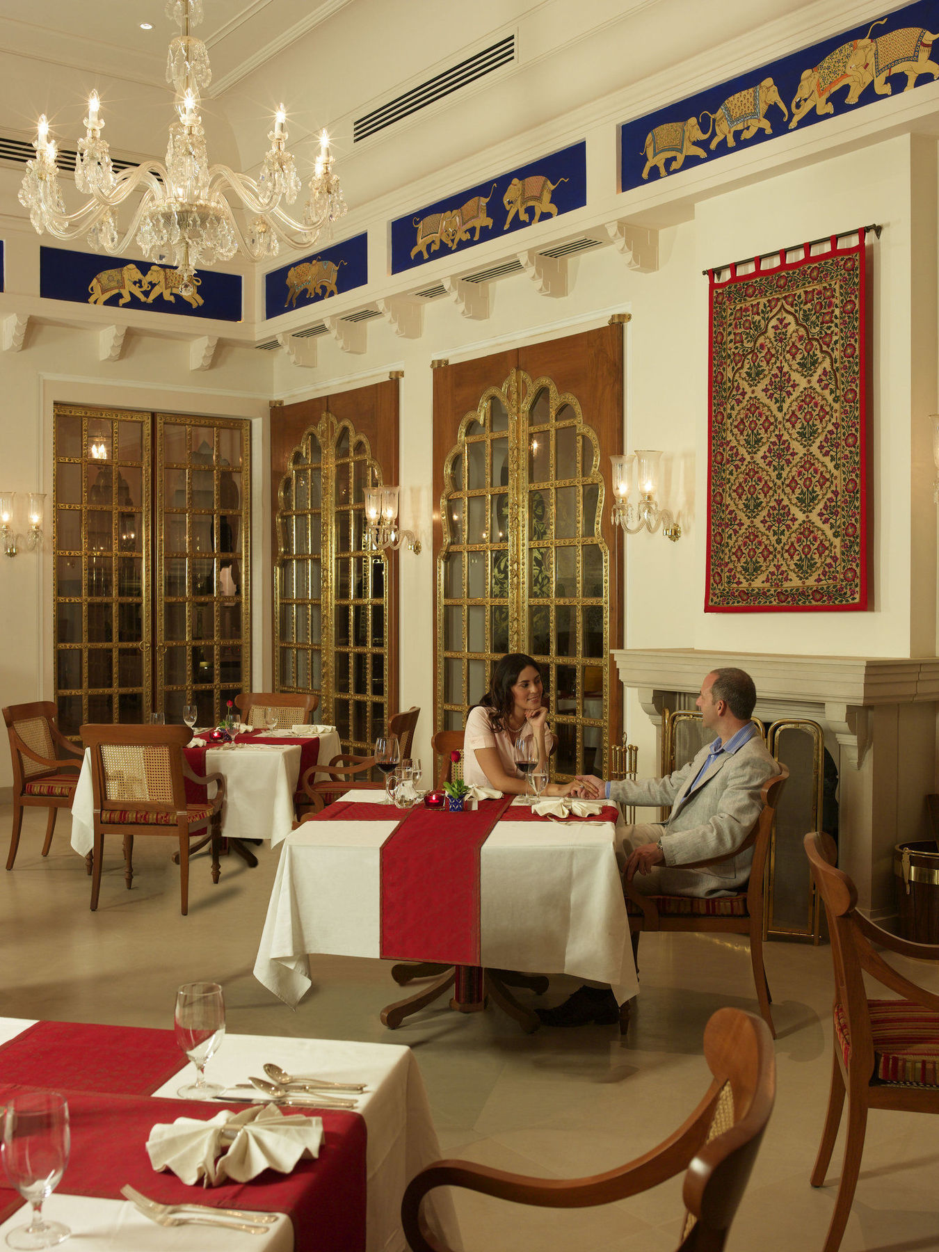 The Oberoi Rajvilas Джапур Ресторан фото